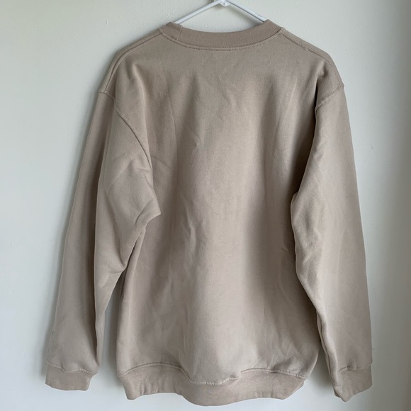 ✨SOLD✨NWOT Prince Street Cafe Lancaster York PA Beige Sweatshirt - Picture 4 of 5